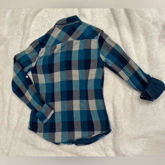 Lucky Brand Button Down Flannel Shirt - Picture 2 of 5